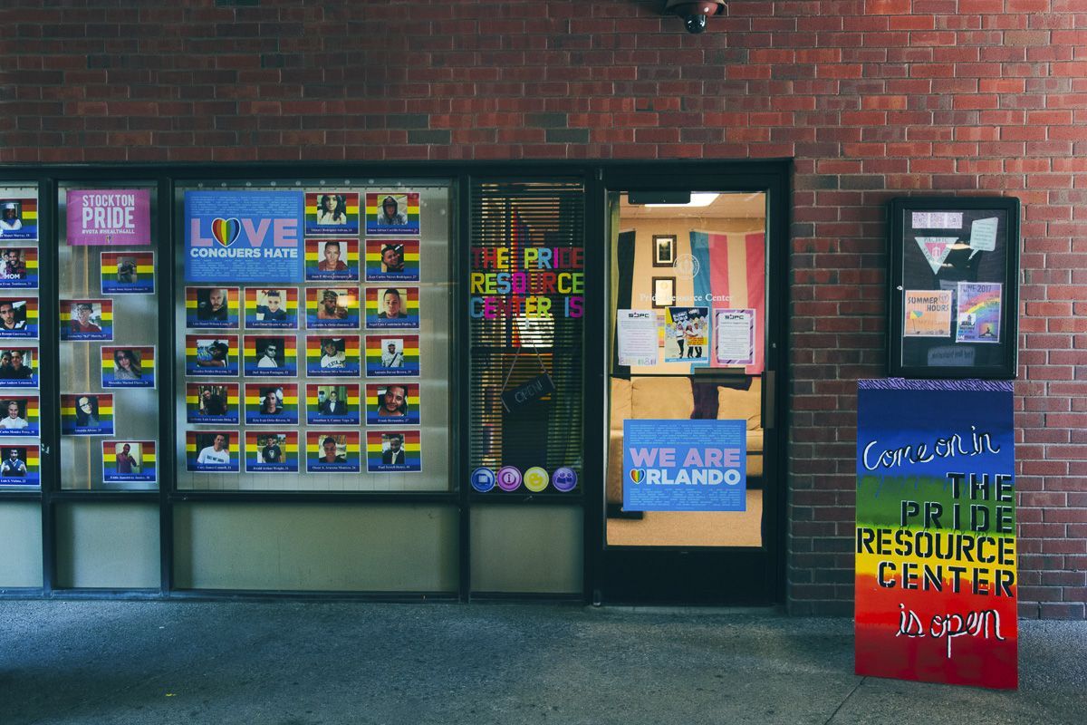 exterior of Pride Resource Center