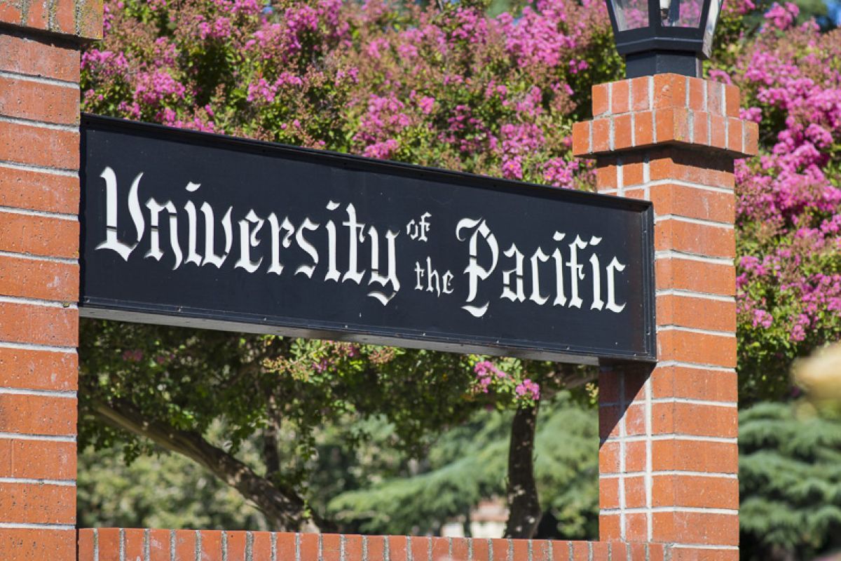 University of the Pacific sign