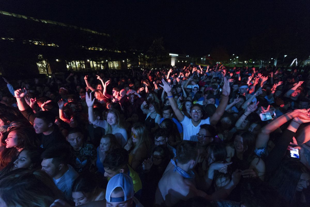 students at Tiger Lands concert