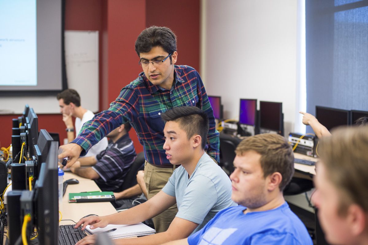 Data Science students in class