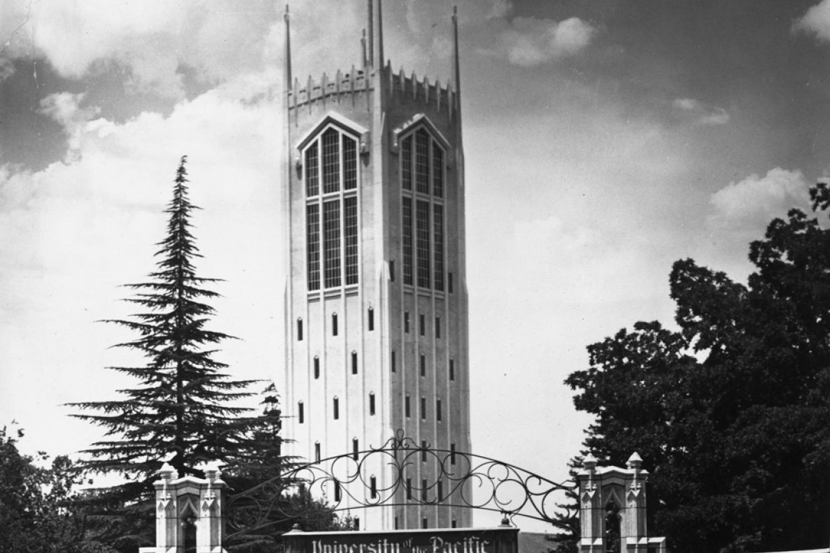 Front of University of the Pacific campus
