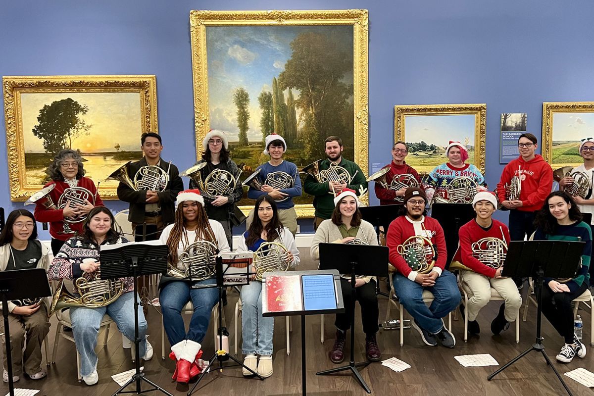 Horn choir at the Horns for the Holidays