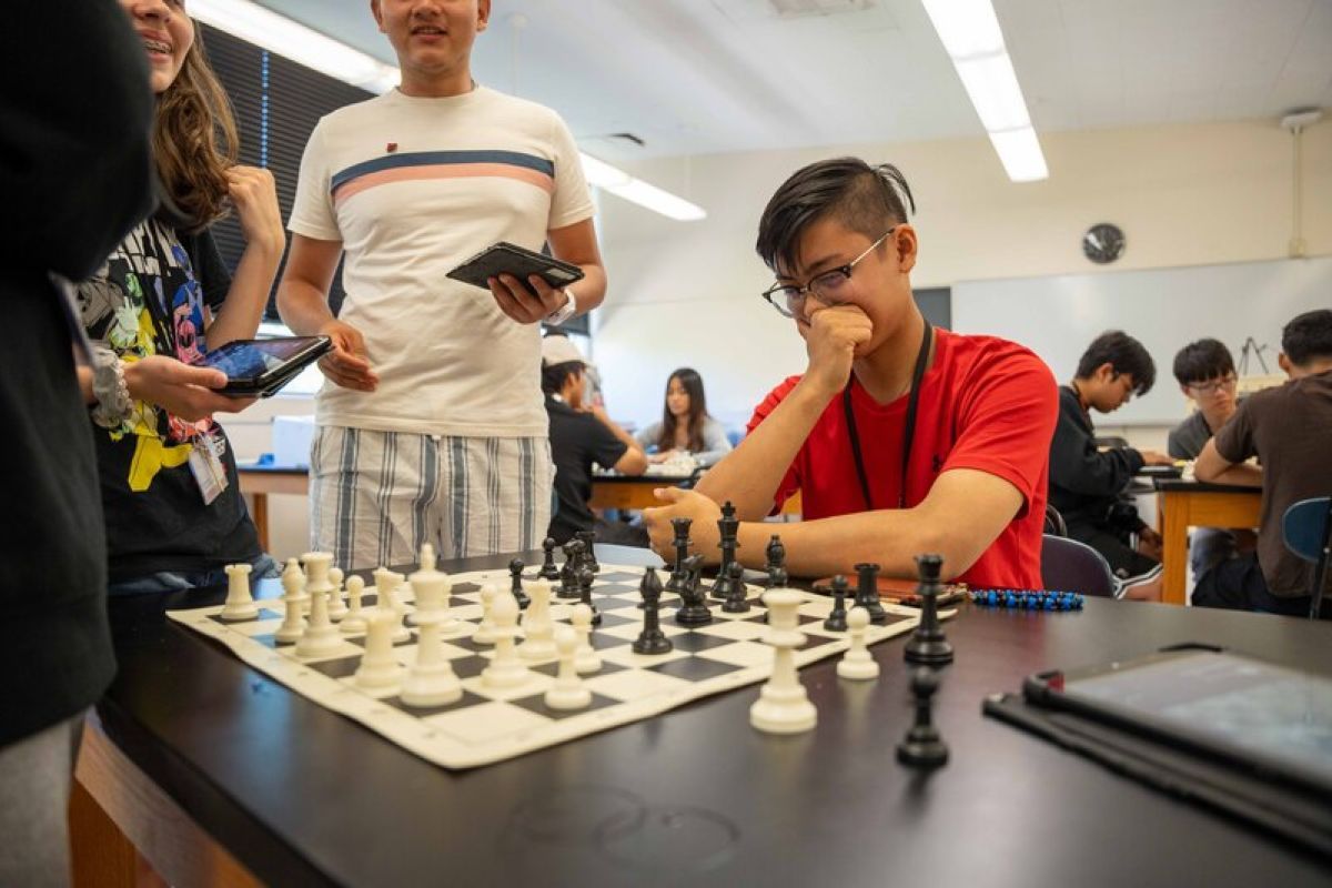 playing chess