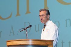 Dr. Nadershahi speaking at the 2023 White Coat Ceremony