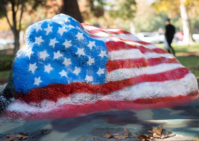 american flag rock 