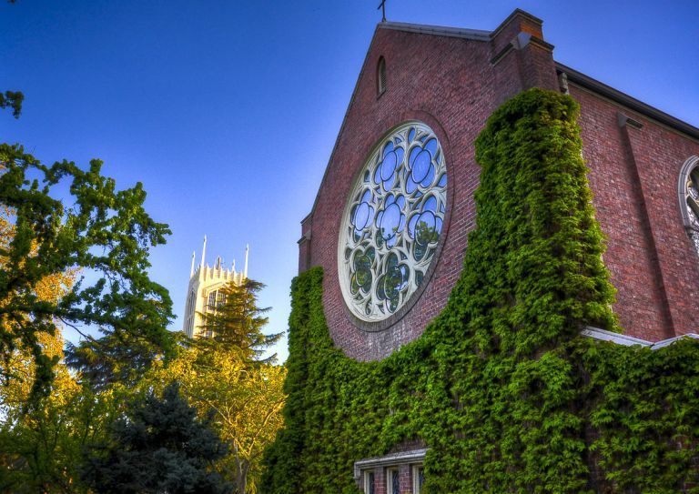 Morris Chapel and Burns Tower