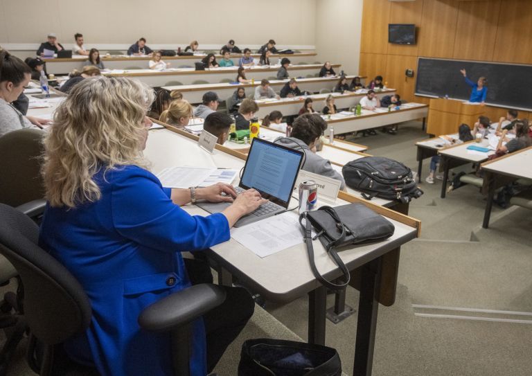 students in classroom