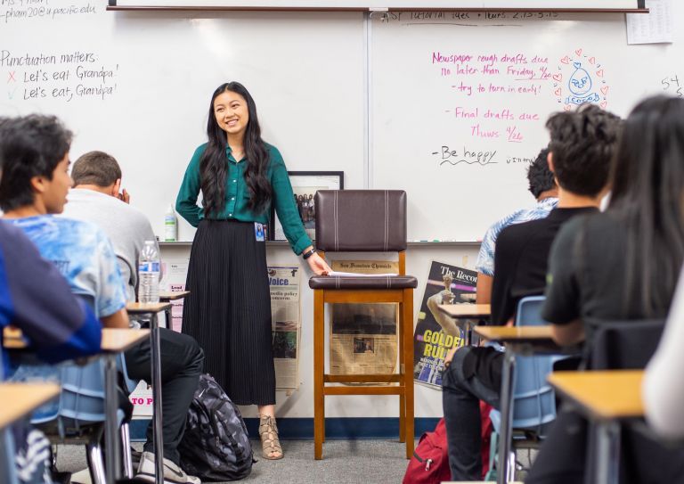 student teacher