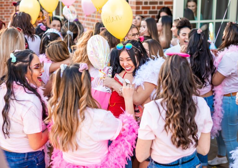 bid day, social sorority