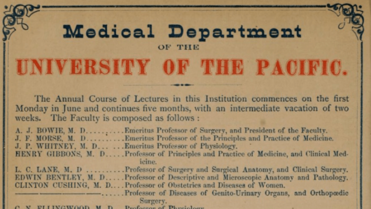 Medical school advertisement 