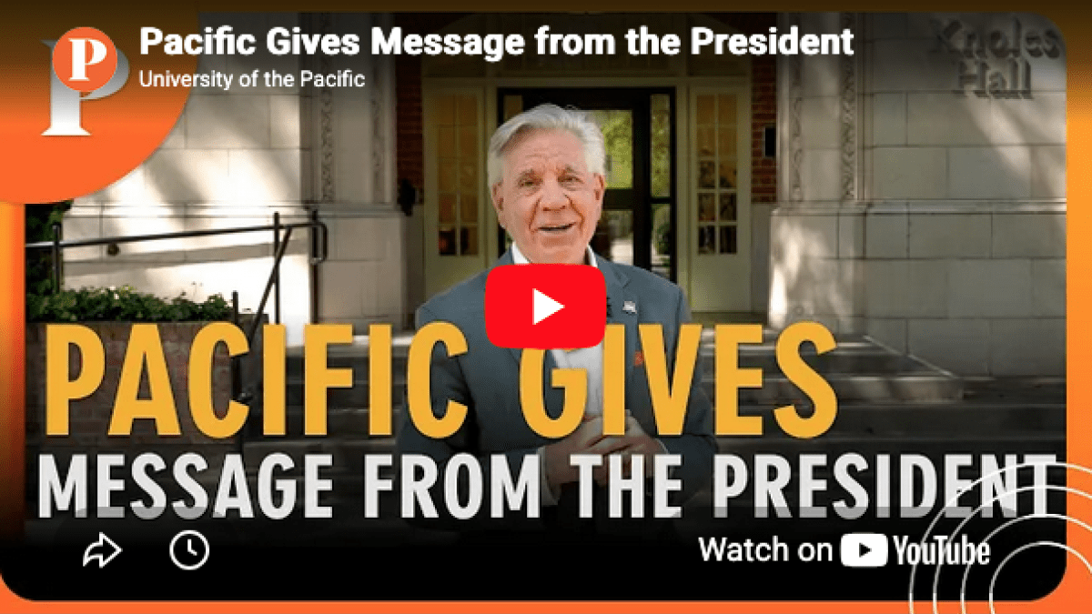 Pacific Gives Message from the President