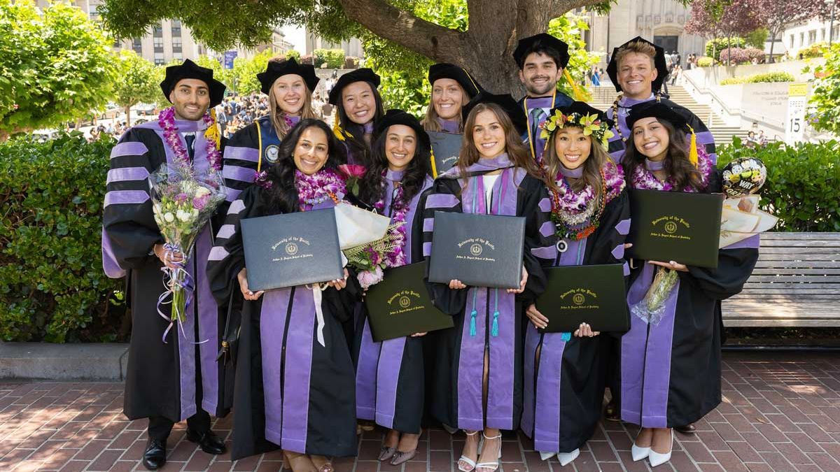 group photo of graduates at Commencement
