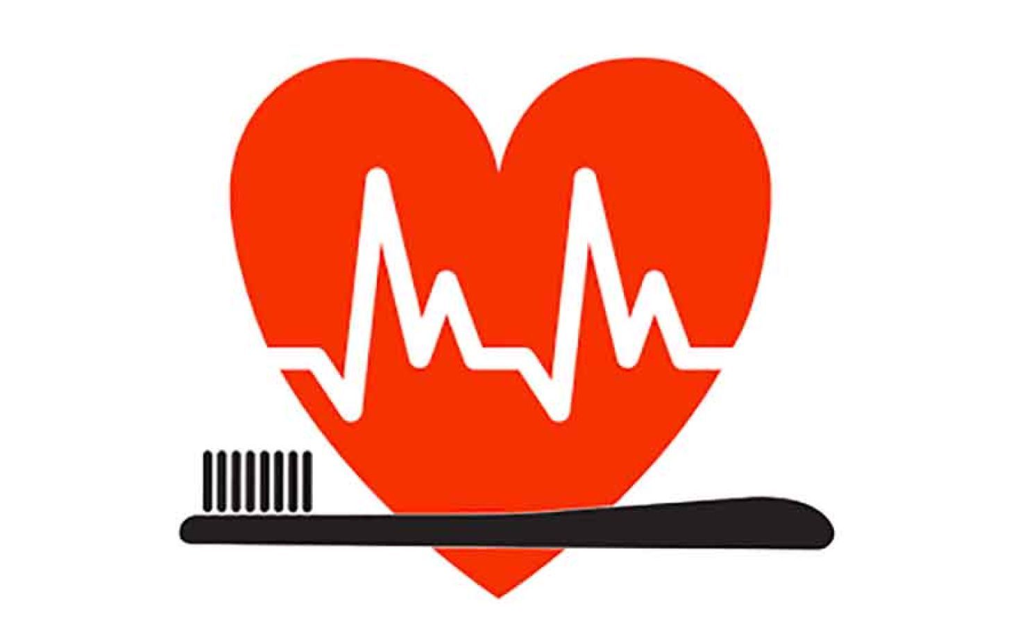 heart and toothbrush