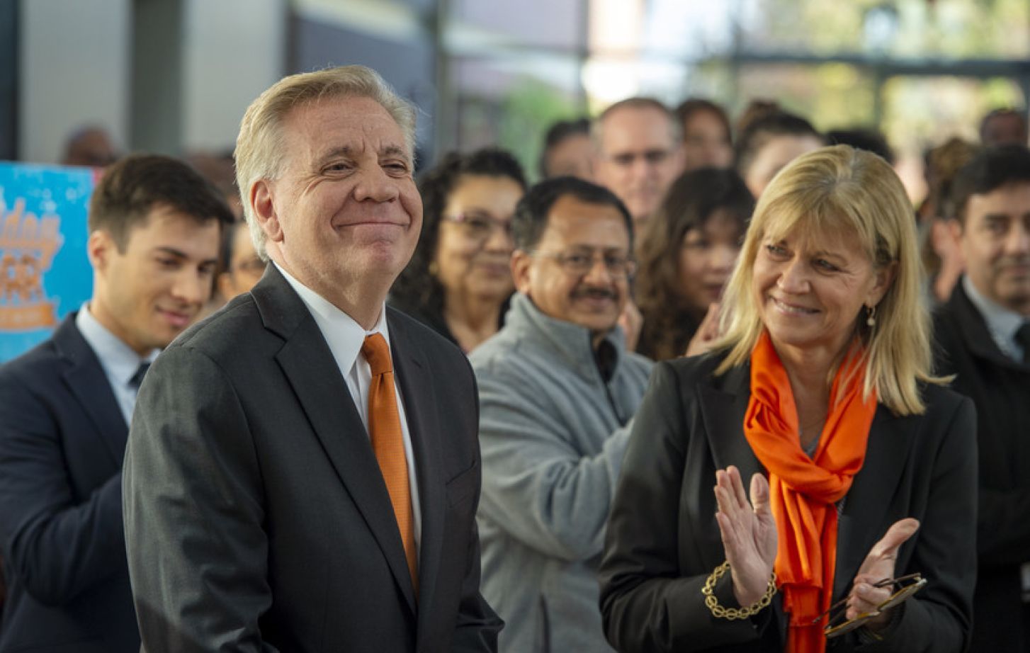 Christopher Callahan, left, and his wife Jean Callahan.
