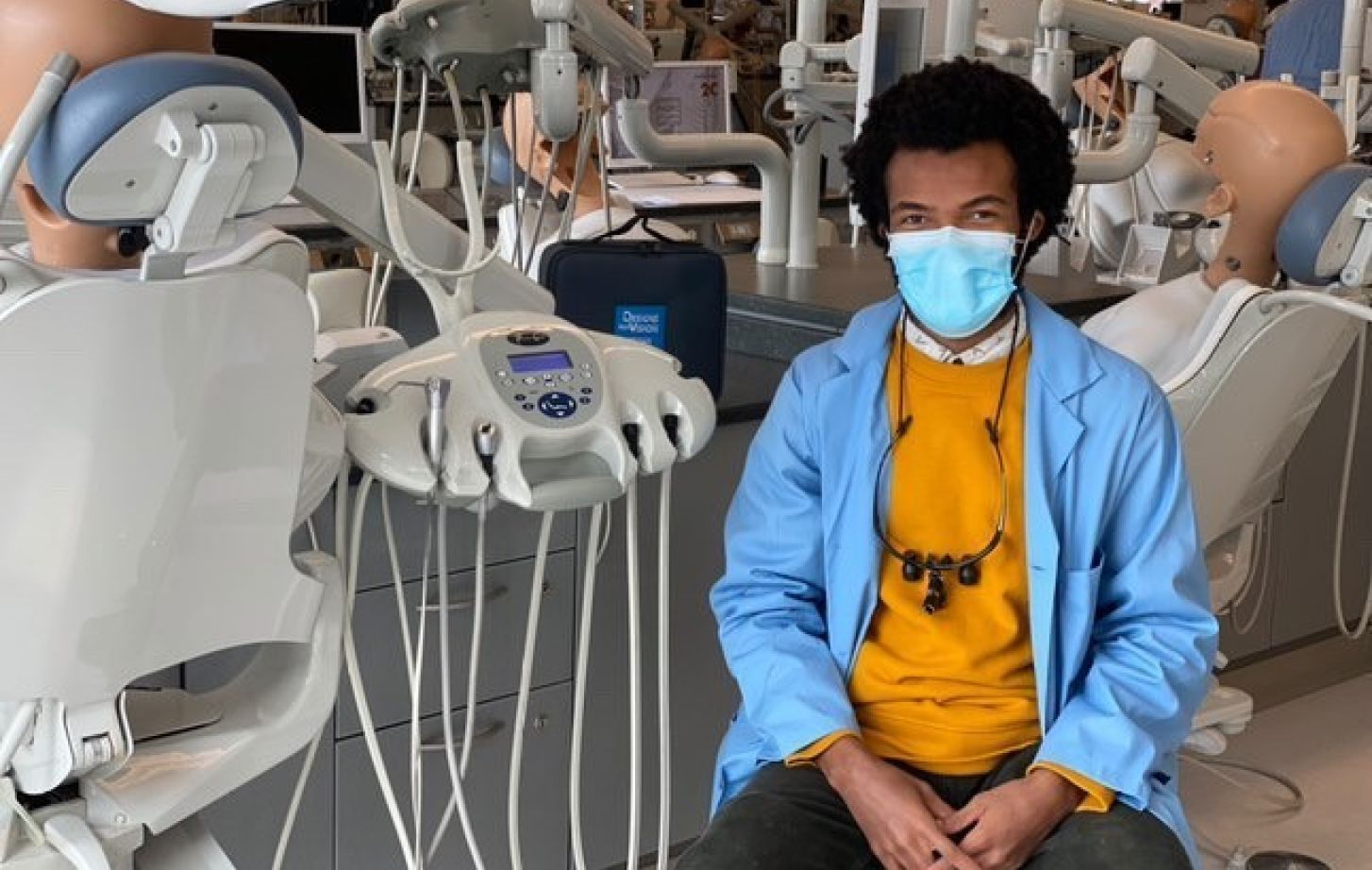 Kenny Jones in the Sim Lab