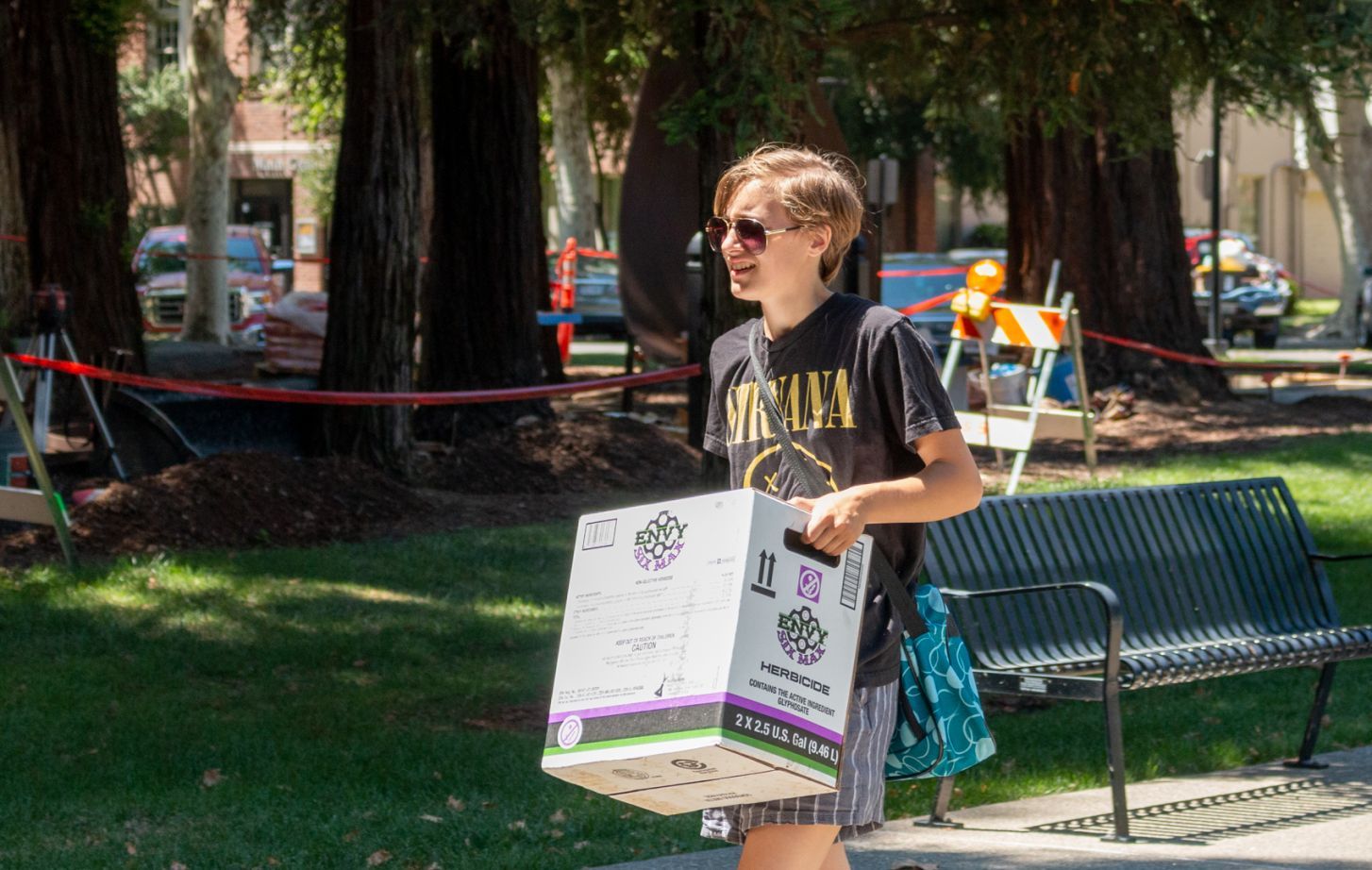 student moving in