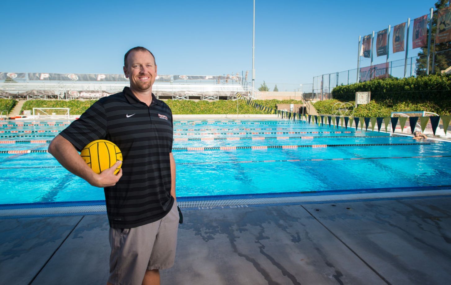 Water polo action