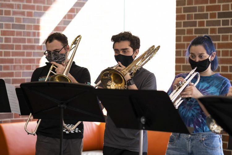 Conservatory students perform during Octubafest