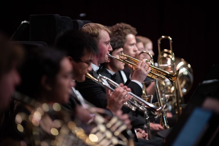 Conservatory students perform on stage