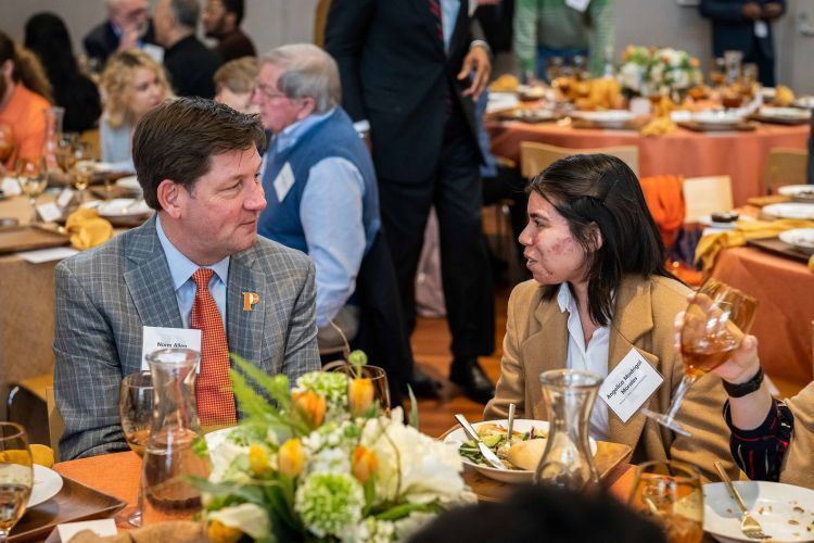 regent allen and student angelica morales