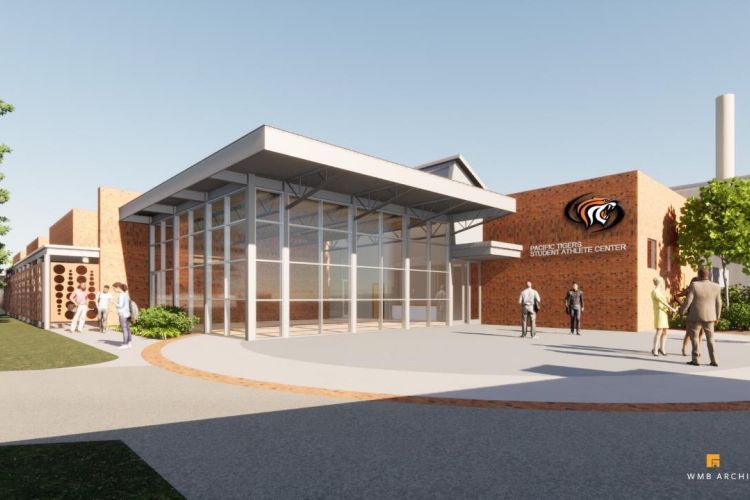 rendering of student-athlete center 