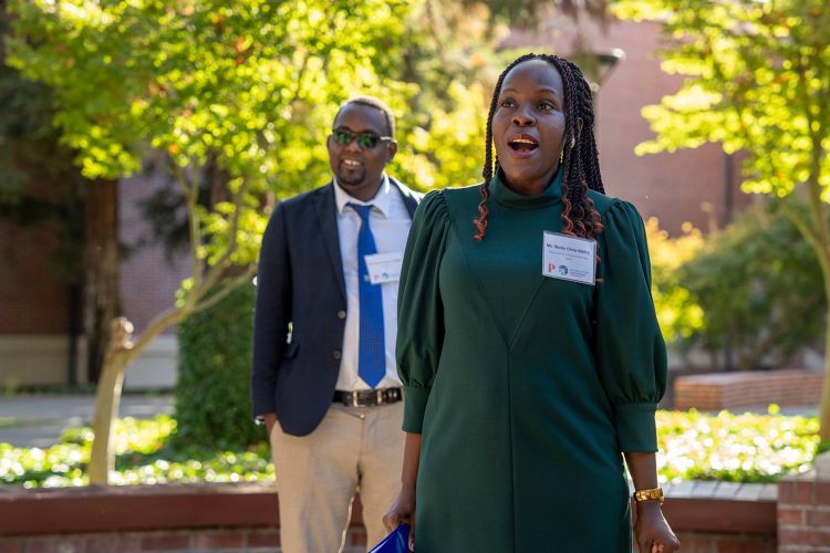 African delegation tours Pacific campus