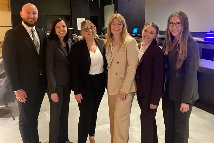(From left to right) Alex Leshnick, Francia Orduño, Danielle Fatta Diele, Katherine Pollack, Ava Sutton, and Morgan Graber