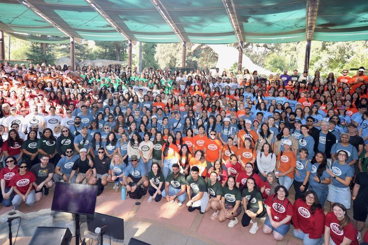 Group photo of the School of Health Sciences' students, faculty, and staff at the 2026 SHS Day.