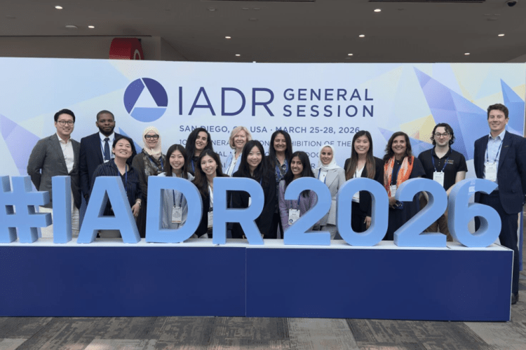 Dugoni School members at the IADR meeting