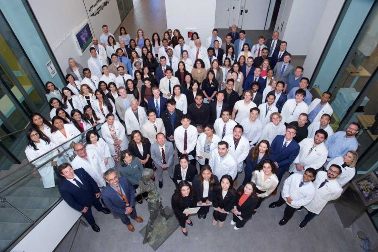 group photo from above