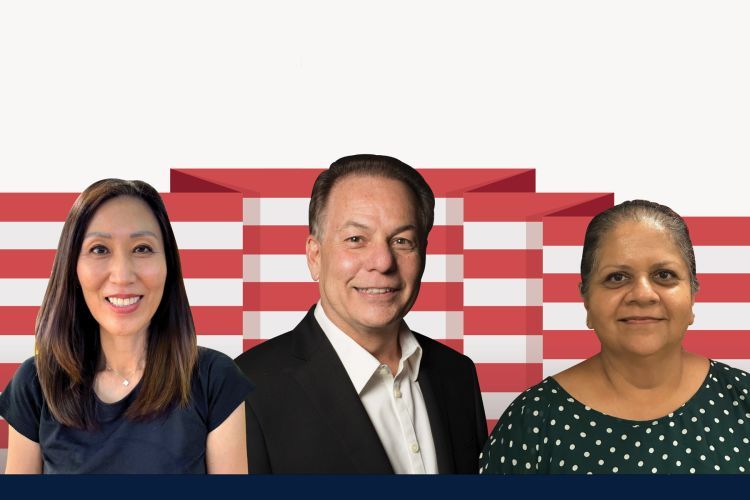 Three PharmD alumni who work for the U.S. Department of Veterans Affairs