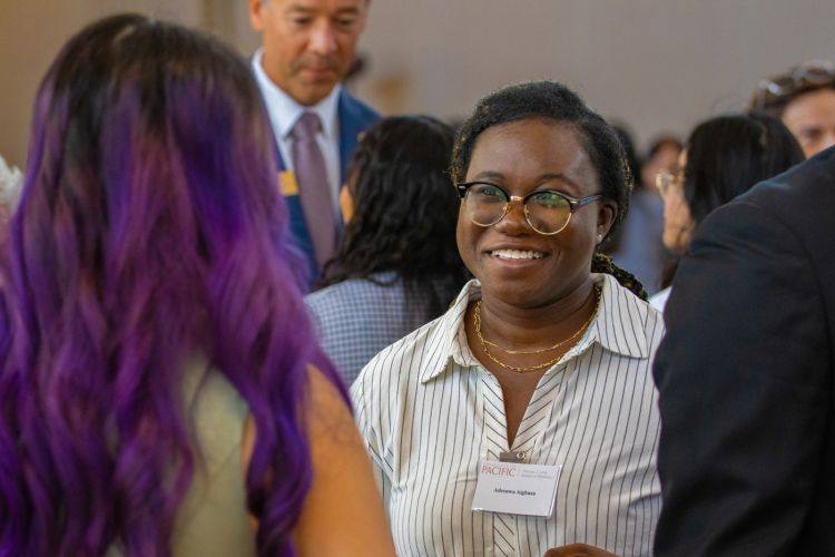 Pharmacy alumna Adesuwa Aigbuza ’25, PharmD