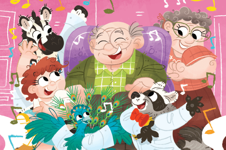 Illustration from the book, "Grandpa’s Forgotten ARIA"