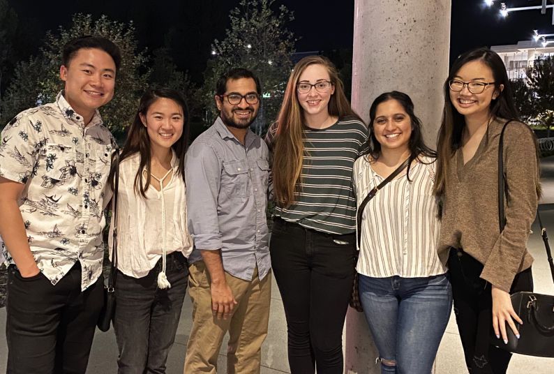Professor Sachin Shah with PharmD students