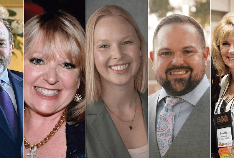 James (Jeff) F. Agnew III '84 Georgette (Haefling) Hunefeld '90 Allison Jones '14 Gerald (Gerry) Latasa '10, '13 Bonnie Morehead '76, '79
