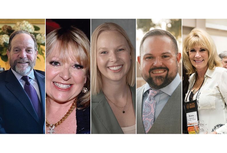 The five new members of the Alumni Board of Directors.