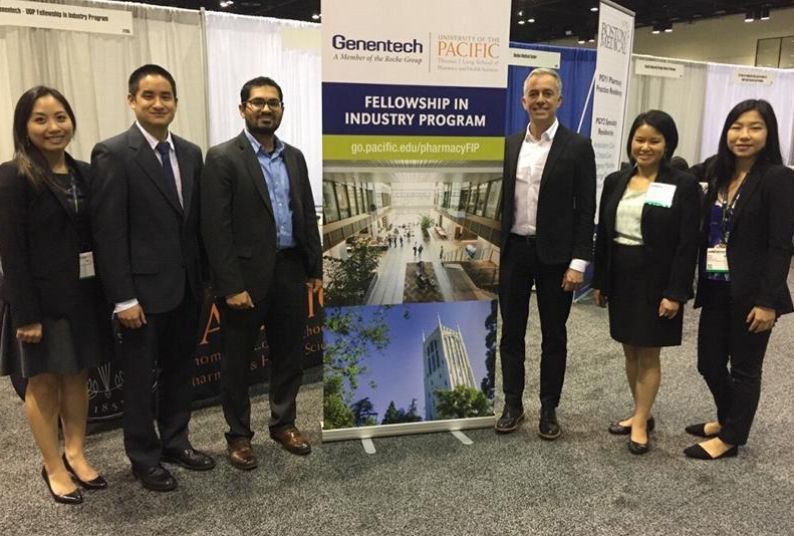 Group of individuals who are a part of the Fellowship in Industry Program in partnership Genentech