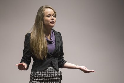 Student debating