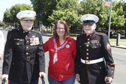 Linda Vasquez with Veterans