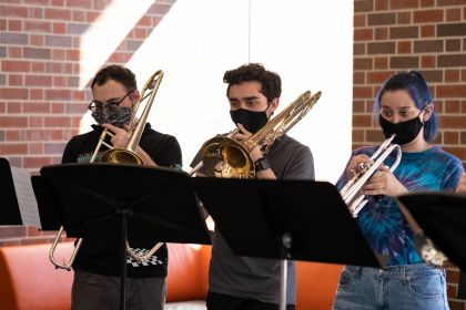 Conservatory students perform during Octubafest