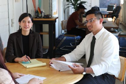 Francia Orduño ’24 and Ismael Perez ‘23