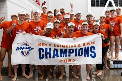Pacific men's swimming wins conference championship