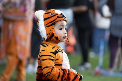 Attendees enjoying the festivities 