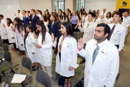 PRIMED participants taking science oath