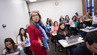 professor teaching class