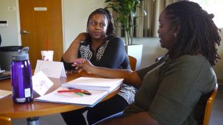 Students in the Transformative Action in Education program in University of the Pacific's Benerd College in Stockton, CA