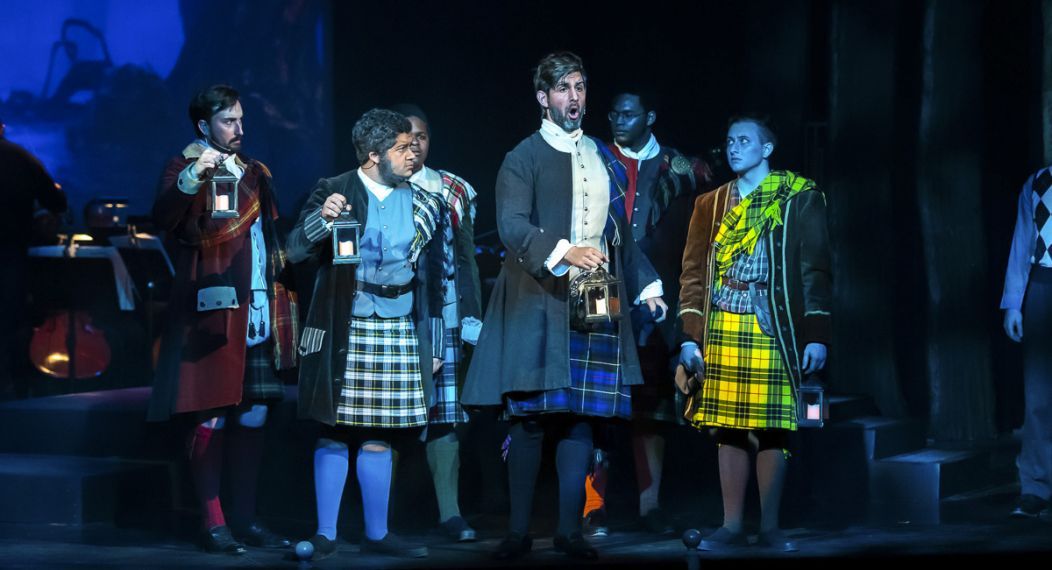 opera theatre performance of Learner and Loewe's musical "Brigadoon"