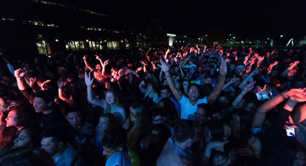 students at Tiger Lands concert