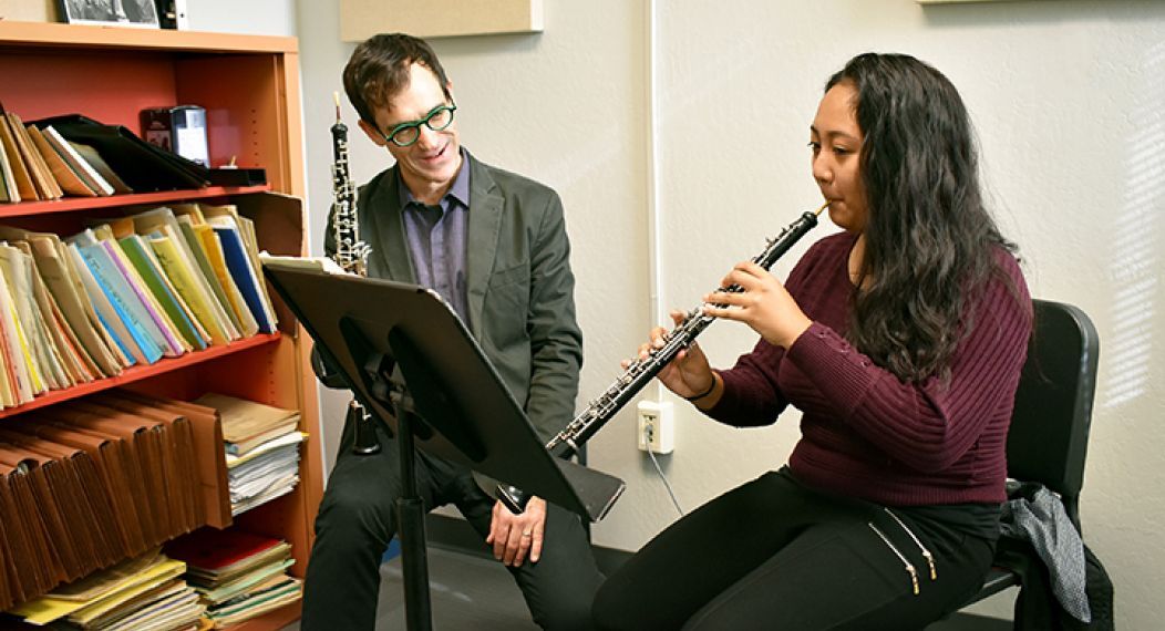 Oboe lesson