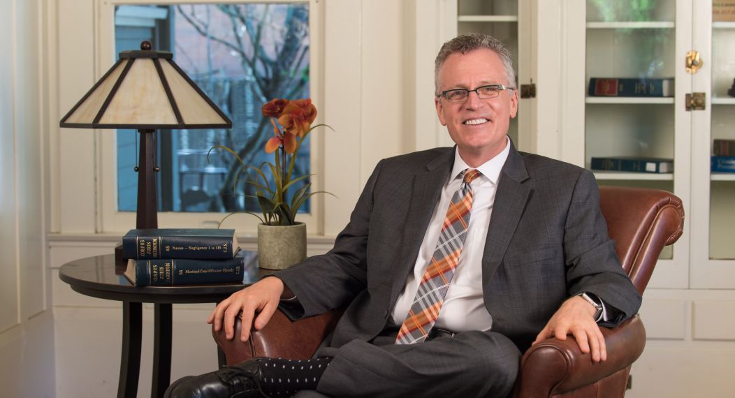 Dean Schwartz in his office